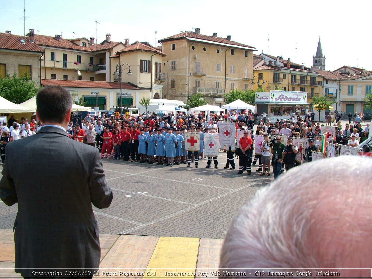 Crescentino - 17 giugno 2007 - II festa regionale CRI   - Croce Rossa Italiana - Ispettorato Regionale Volontari del Soccorso Piemonte