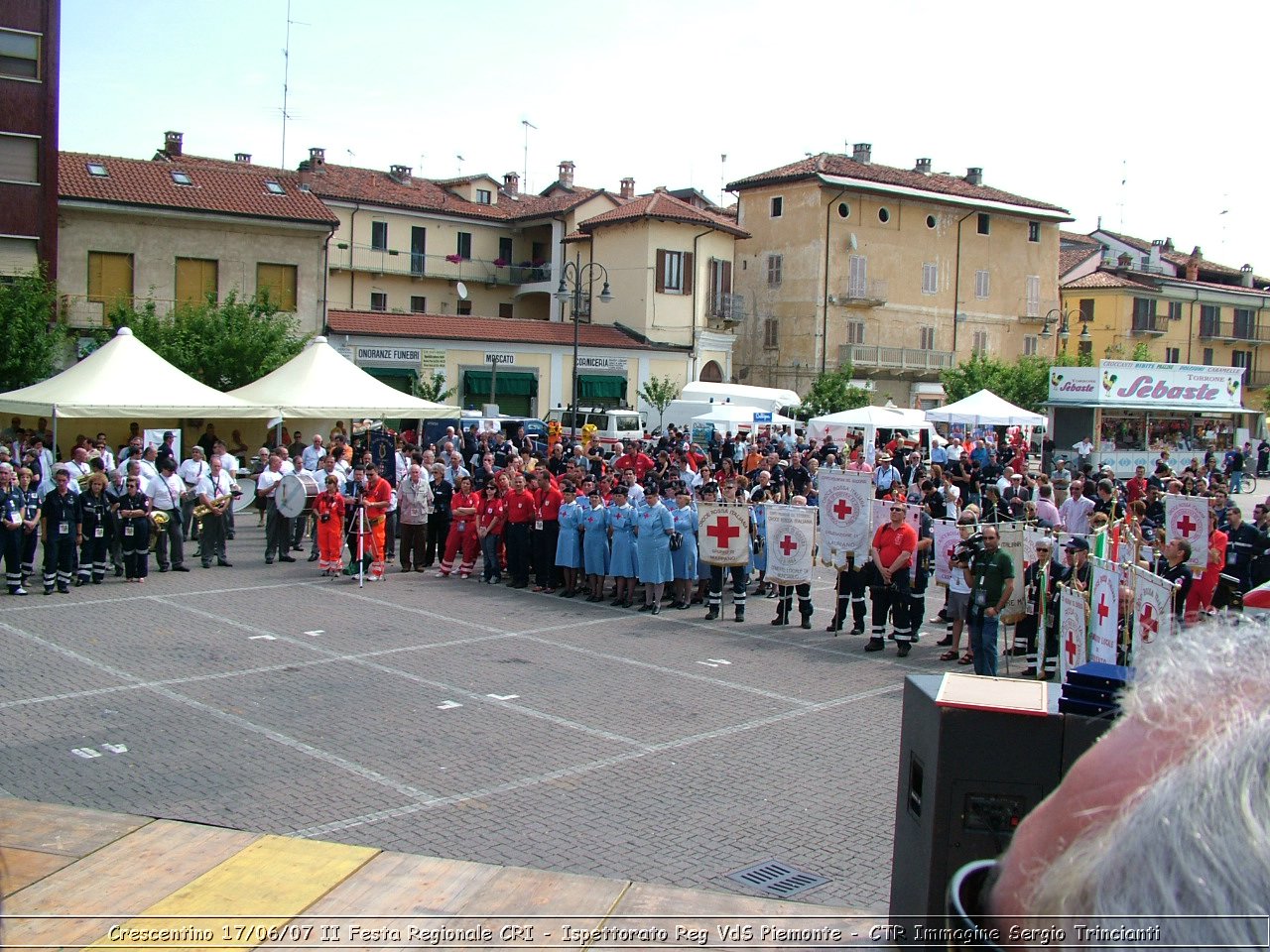 Crescentino - 17 giugno 2007 - II festa regionale CRI   - Croce Rossa Italiana - Ispettorato Regionale Volontari del Soccorso Piemonte