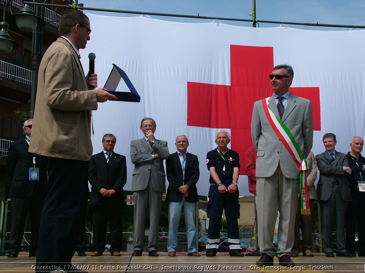 Crescentino - 17 giugno 2007 - II festa regionale CRI   - Croce Rossa Italiana - Ispettorato Regionale Volontari del Soccorso Piemonte