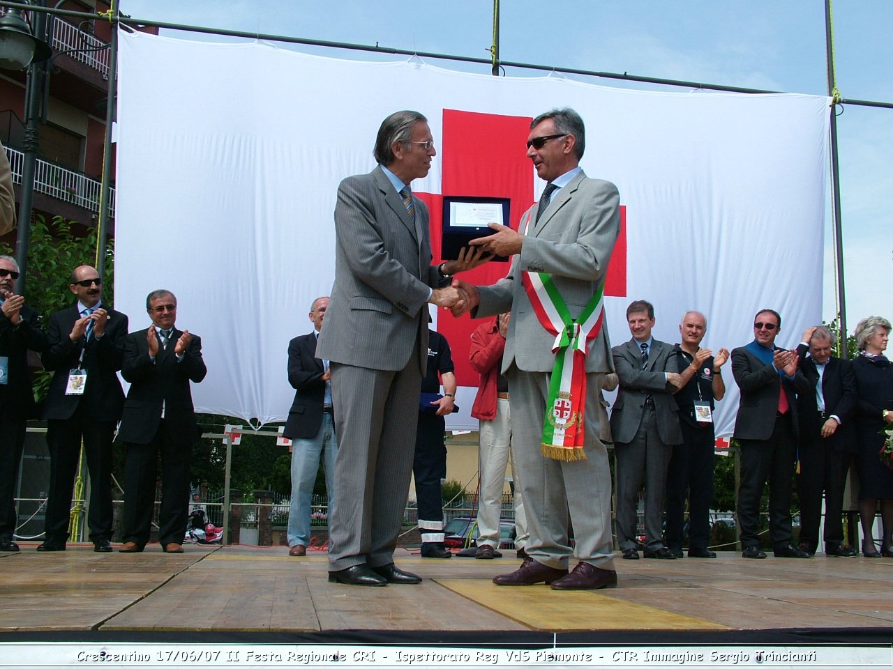 Crescentino - 17 giugno 2007 - II festa regionale CRI   - Croce Rossa Italiana - Ispettorato Regionale Volontari del Soccorso Piemonte