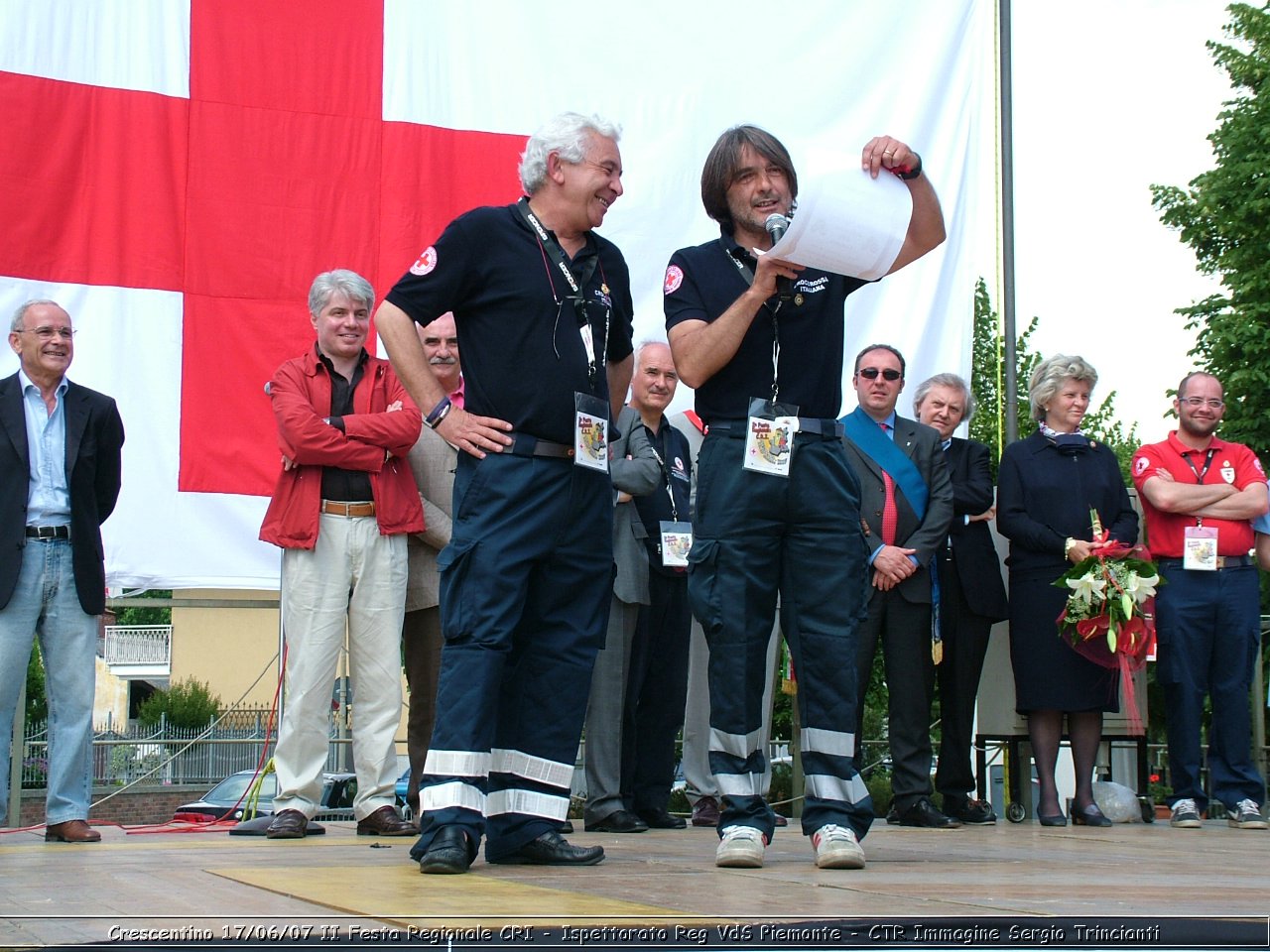 Crescentino - 17 giugno 2007 - II festa regionale CRI   - Croce Rossa Italiana - Ispettorato Regionale Volontari del Soccorso Piemonte