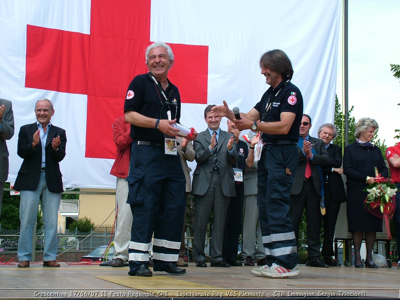 Crescentino - 17 giugno 2007 - II festa regionale CRI   - Croce Rossa Italiana - Ispettorato Regionale Volontari del Soccorso Piemonte