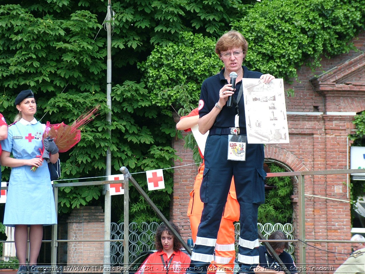 Crescentino - 17 giugno 2007 - II festa regionale CRI   - Croce Rossa Italiana - Ispettorato Regionale Volontari del Soccorso Piemonte