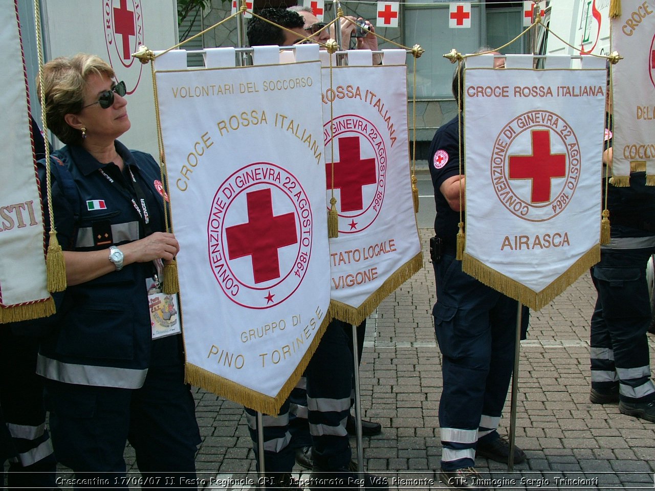 Crescentino - 17 giugno 2007 - II festa regionale CRI   - Croce Rossa Italiana - Ispettorato Regionale Volontari del Soccorso Piemonte