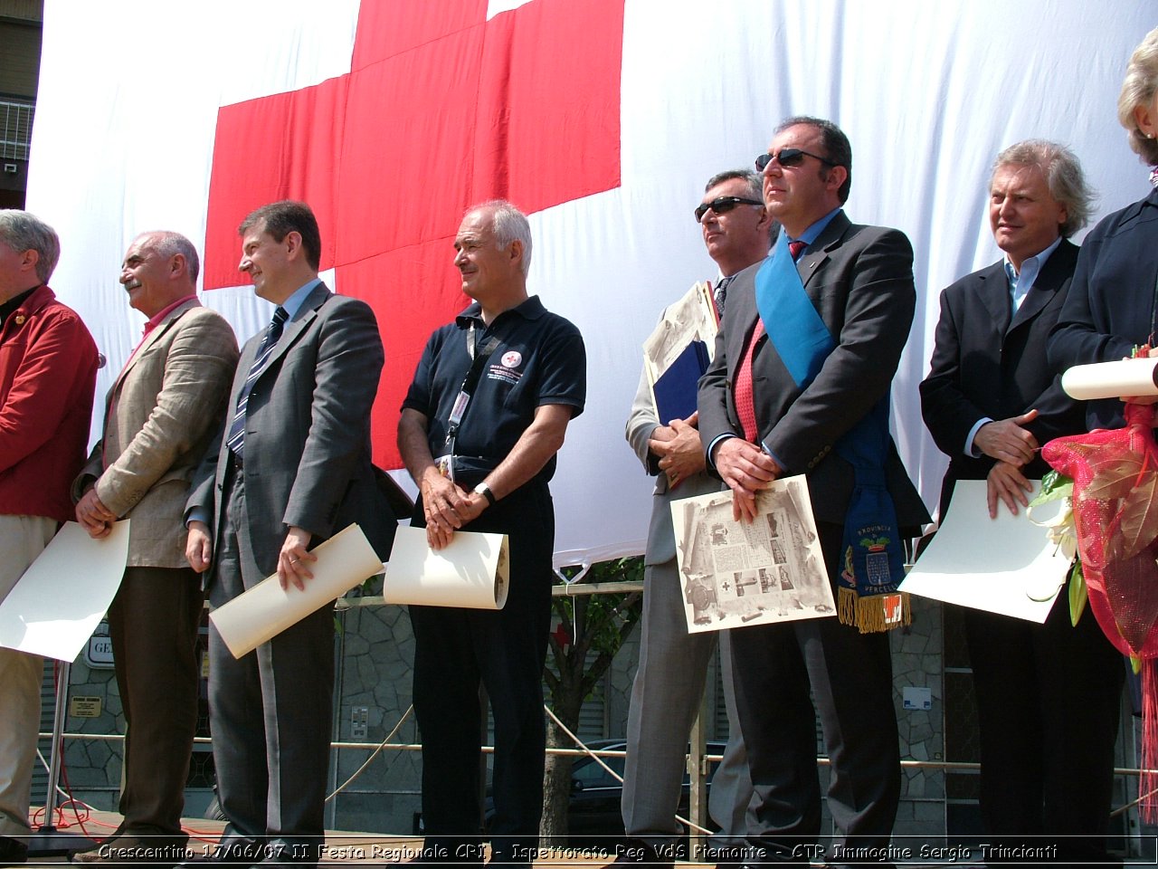 Crescentino - 17 giugno 2007 - II festa regionale CRI   - Croce Rossa Italiana - Ispettorato Regionale Volontari del Soccorso Piemonte