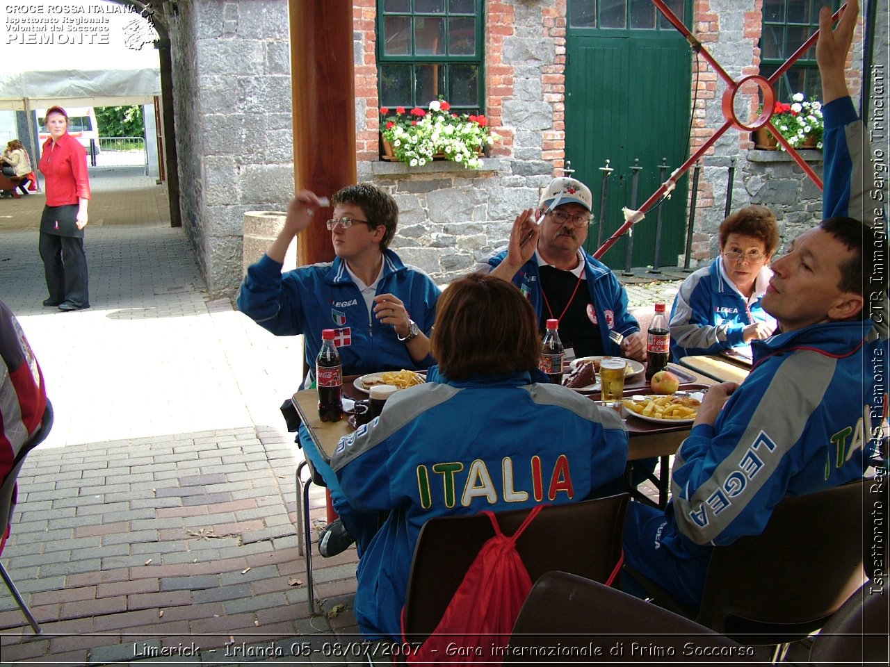 Limerick - Irlanda 05-08/07/2007 - Gara internazionale di Primo Soccorso - FACE First Aid Convention in Europe Ireland - Croce Rossa Italiana - Ispettorato Regionale Volontari del Soccorso Piemonte