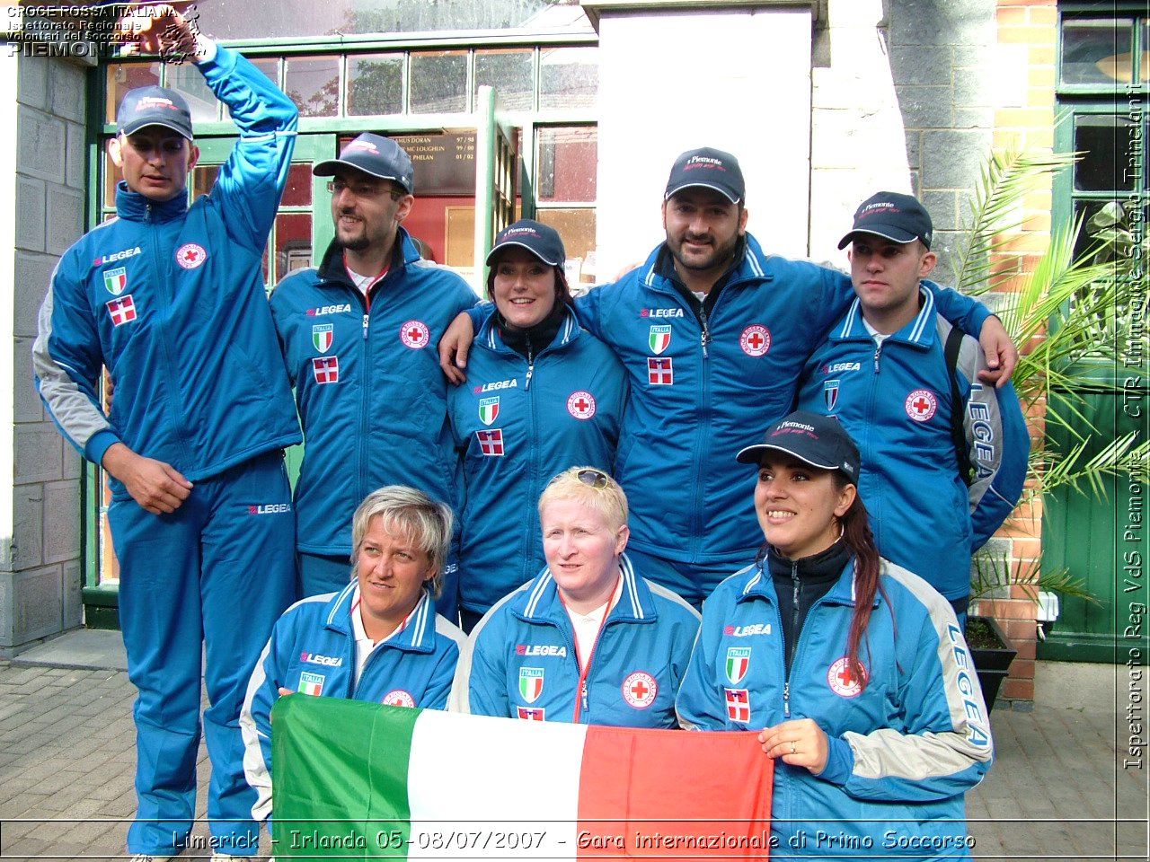 Limerick - Irlanda 05-08/07/2007 - Gara internazionale di Primo Soccorso - FACE First Aid Convention in Europe Ireland - Croce Rossa Italiana - Ispettorato Regionale Volontari del Soccorso Piemonte