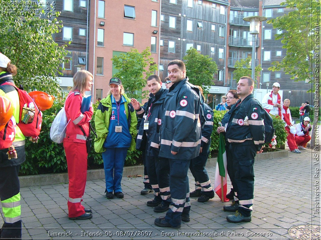 Limerick - Irlanda 05-08/07/2007 - Gara internazionale di Primo Soccorso - FACE First Aid Convention in Europe Ireland - Croce Rossa Italiana - Ispettorato Regionale Volontari del Soccorso Piemonte