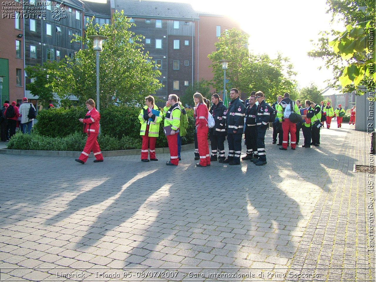 Limerick - Irlanda 05-08/07/2007 - Gara internazionale di Primo Soccorso - FACE First Aid Convention in Europe Ireland - Croce Rossa Italiana - Ispettorato Regionale Volontari del Soccorso Piemonte