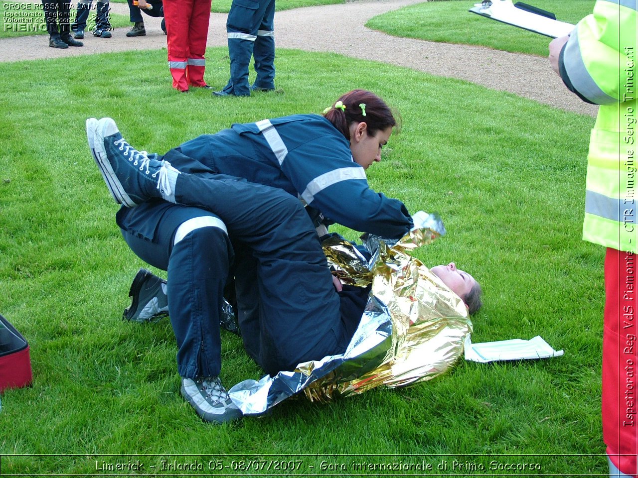 Limerick - Irlanda 05-08/07/2007 - Gara internazionale di Primo Soccorso - FACE First Aid Convention in Europe Ireland - Croce Rossa Italiana - Ispettorato Regionale Volontari del Soccorso Piemonte