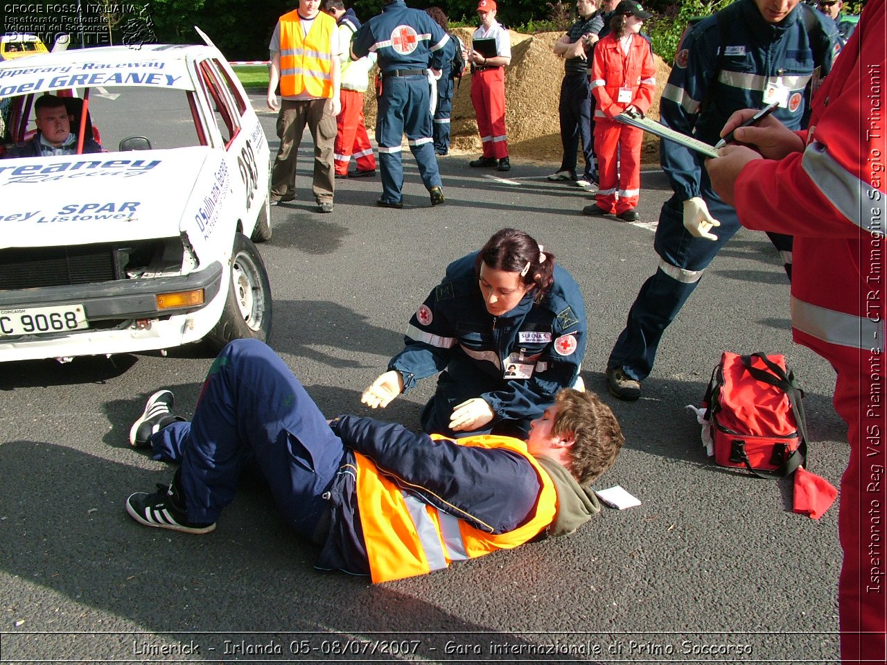 Limerick - Irlanda 05-08/07/2007 - Gara internazionale di Primo Soccorso - FACE First Aid Convention in Europe Ireland - Croce Rossa Italiana - Ispettorato Regionale Volontari del Soccorso Piemonte