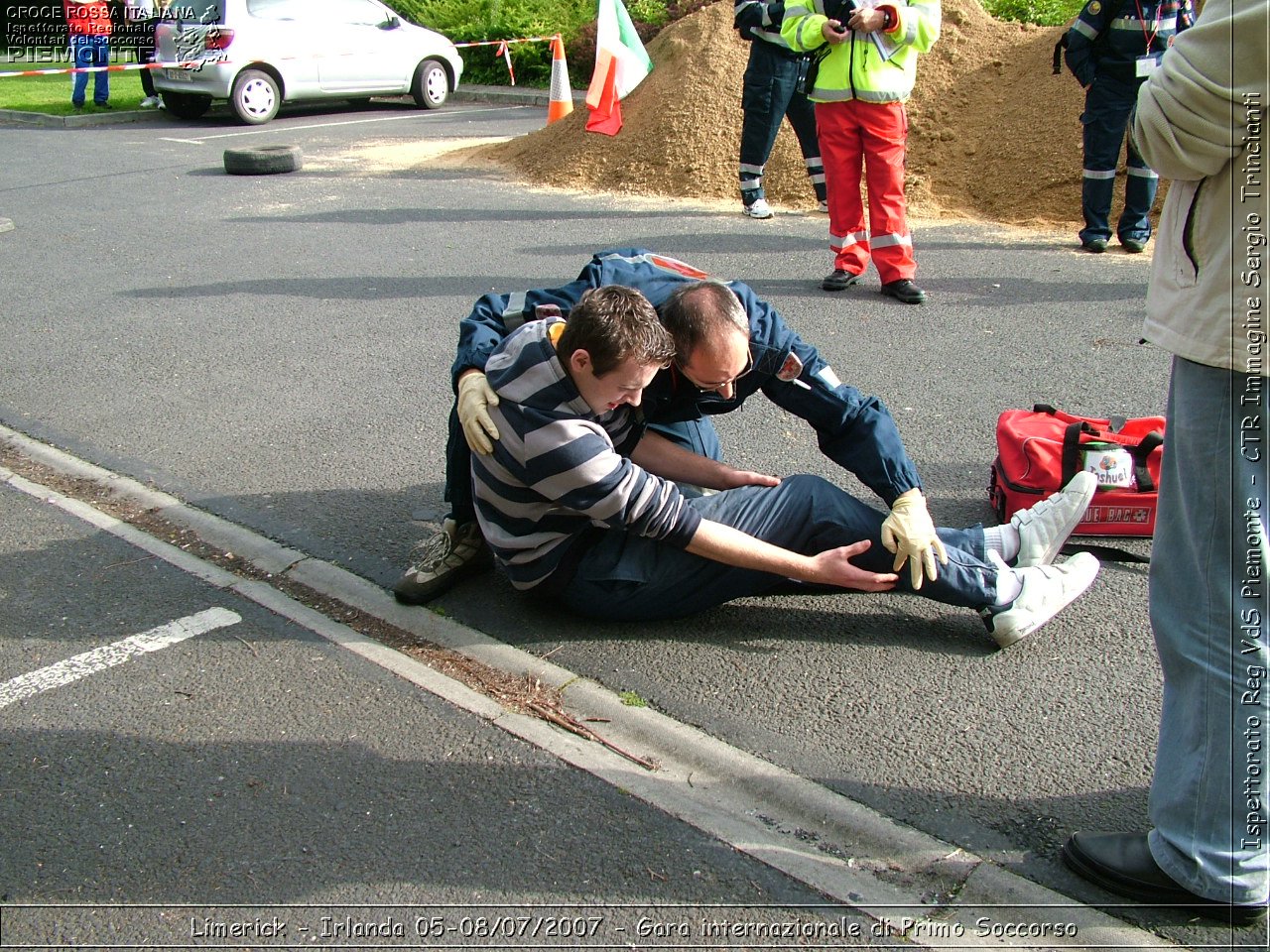 Limerick - Irlanda 05-08/07/2007 - Gara internazionale di Primo Soccorso - FACE First Aid Convention in Europe Ireland - Croce Rossa Italiana - Ispettorato Regionale Volontari del Soccorso Piemonte