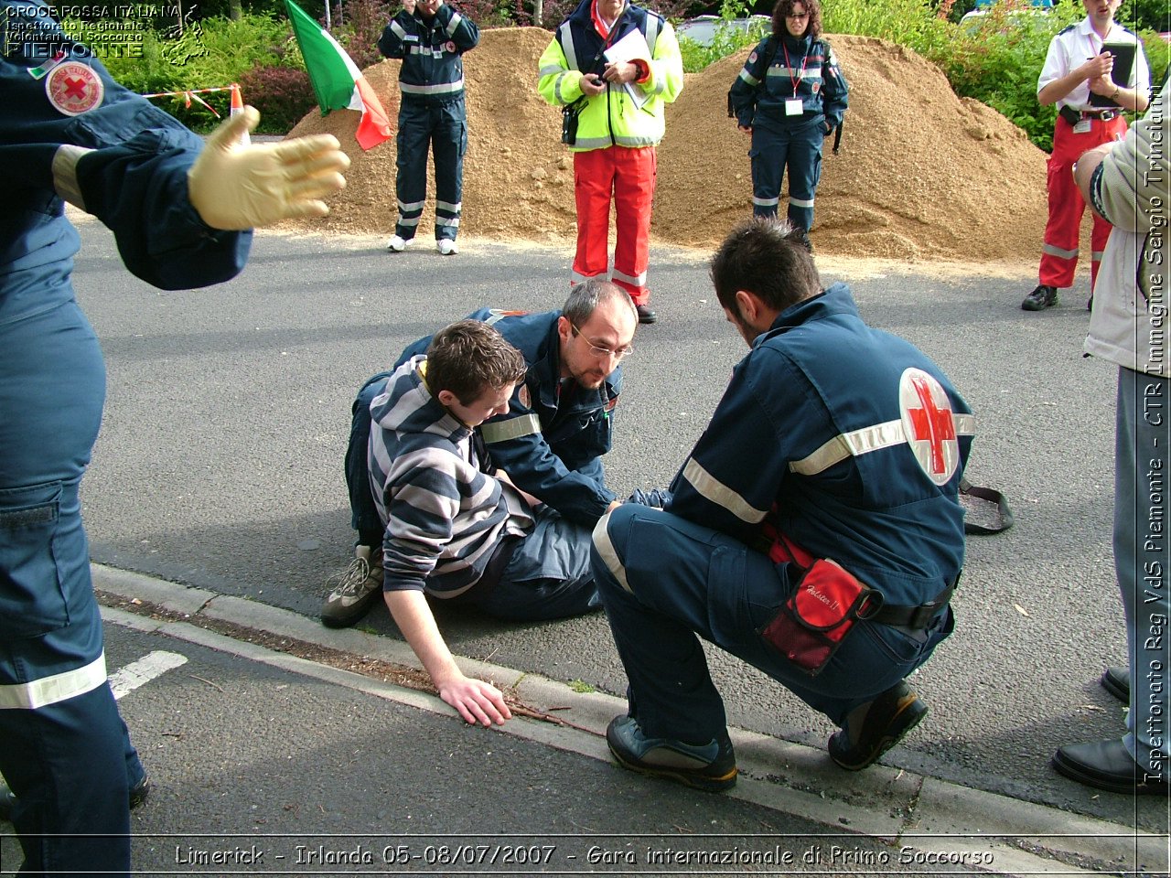 Limerick - Irlanda 05-08/07/2007 - Gara internazionale di Primo Soccorso - FACE First Aid Convention in Europe Ireland - Croce Rossa Italiana - Ispettorato Regionale Volontari del Soccorso Piemonte