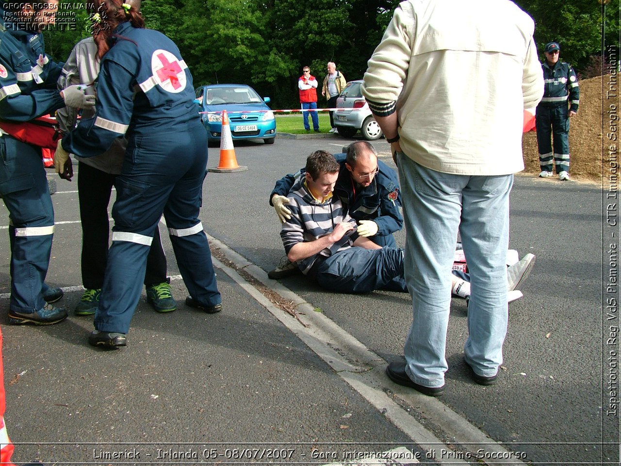 Limerick - Irlanda 05-08/07/2007 - Gara internazionale di Primo Soccorso - FACE First Aid Convention in Europe Ireland - Croce Rossa Italiana - Ispettorato Regionale Volontari del Soccorso Piemonte