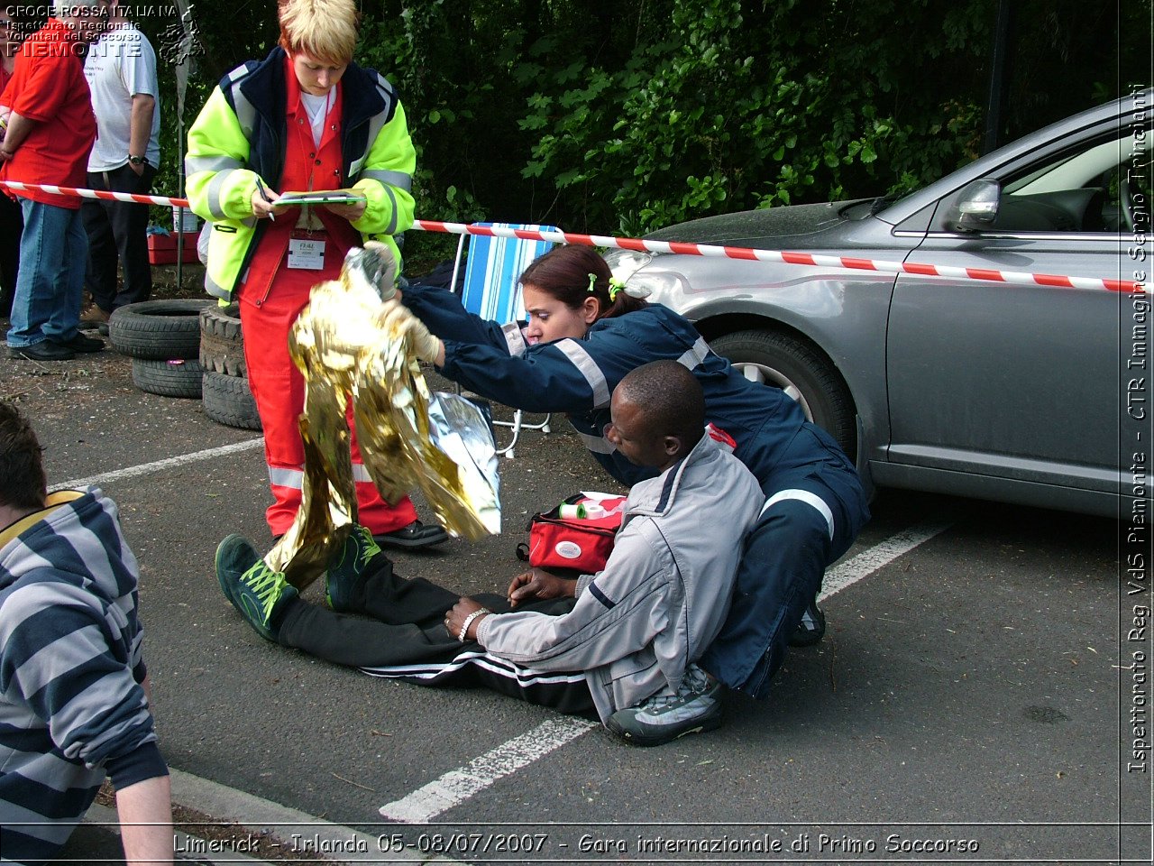 Limerick - Irlanda 05-08/07/2007 - Gara internazionale di Primo Soccorso - FACE First Aid Convention in Europe Ireland - Croce Rossa Italiana - Ispettorato Regionale Volontari del Soccorso Piemonte