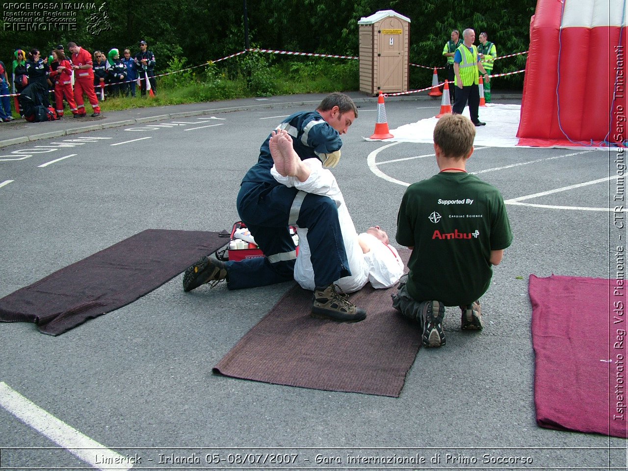 Limerick - Irlanda 05-08/07/2007 - Gara internazionale di Primo Soccorso - FACE First Aid Convention in Europe Ireland - Croce Rossa Italiana - Ispettorato Regionale Volontari del Soccorso Piemonte