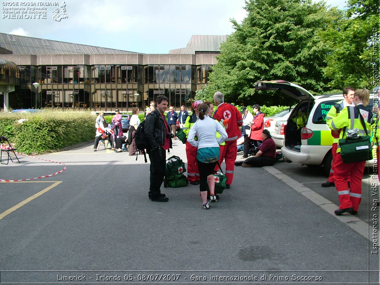 Limerick - Irlanda 05-08/07/2007 - Gara internazionale di Primo Soccorso - FACE First Aid Convention in Europe Ireland - Croce Rossa Italiana - Ispettorato Regionale Volontari del Soccorso Piemonte