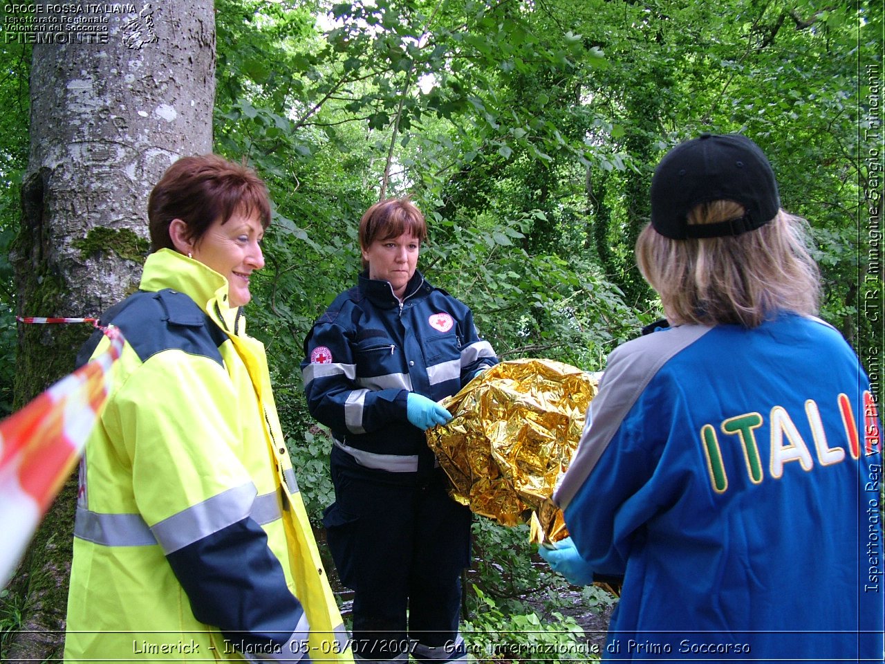 Limerick - Irlanda 05-08/07/2007 - Gara internazionale di Primo Soccorso - FACE First Aid Convention in Europe Ireland - Croce Rossa Italiana - Ispettorato Regionale Volontari del Soccorso Piemonte