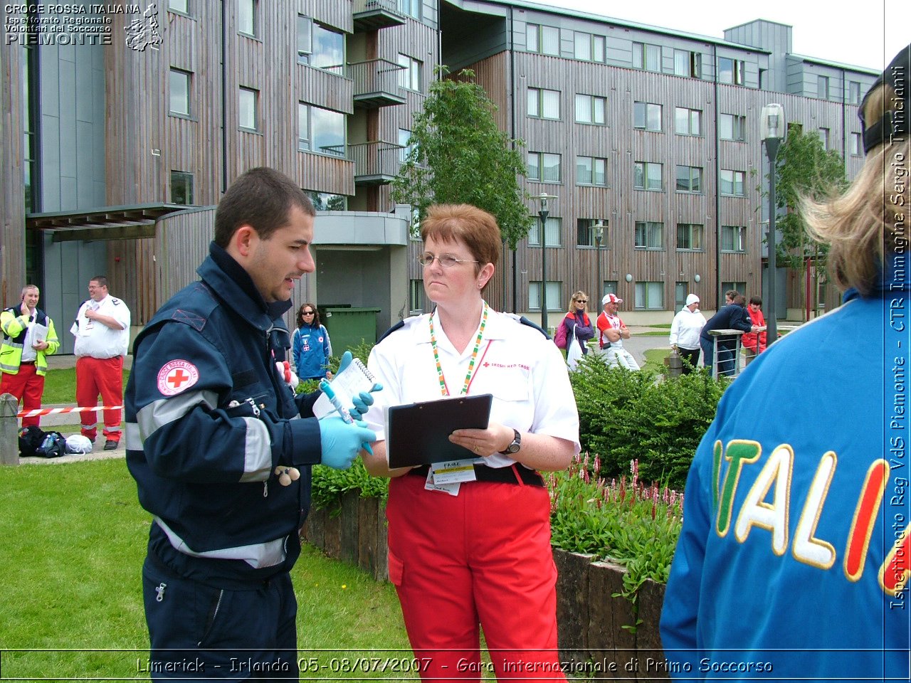 Limerick - Irlanda 05-08/07/2007 - Gara internazionale di Primo Soccorso - FACE First Aid Convention in Europe Ireland - Croce Rossa Italiana - Ispettorato Regionale Volontari del Soccorso Piemonte