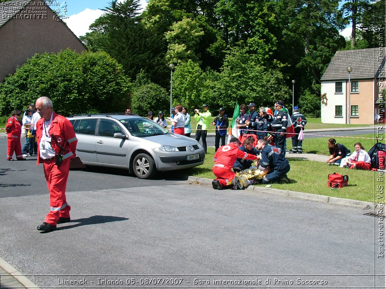 Limerick - Irlanda 05-08/07/2007 - Gara internazionale di Primo Soccorso - FACE First Aid Convention in Europe Ireland - Croce Rossa Italiana - Ispettorato Regionale Volontari del Soccorso Piemonte