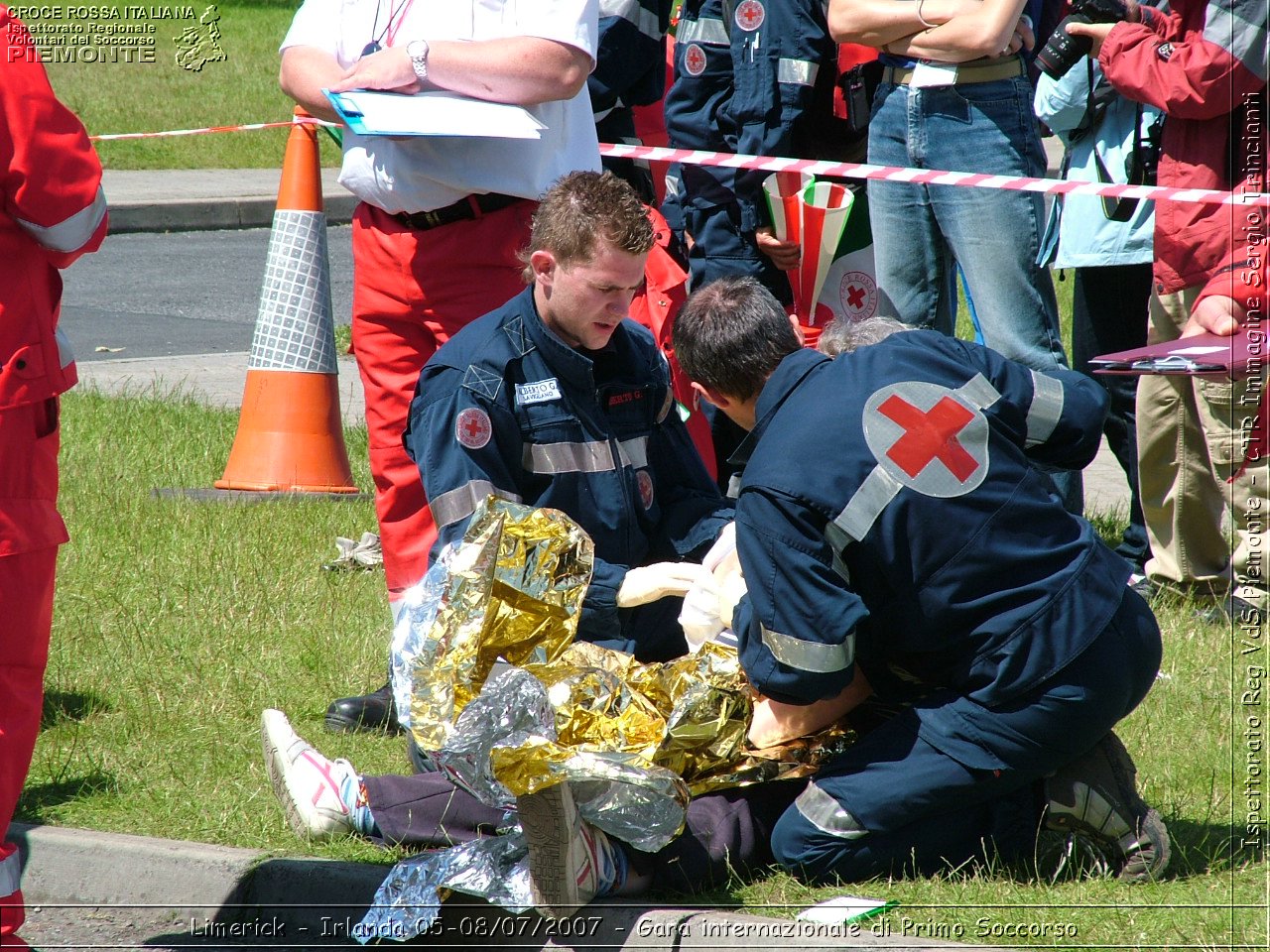 Limerick - Irlanda 05-08/07/2007 - Gara internazionale di Primo Soccorso - FACE First Aid Convention in Europe Ireland - Croce Rossa Italiana - Ispettorato Regionale Volontari del Soccorso Piemonte