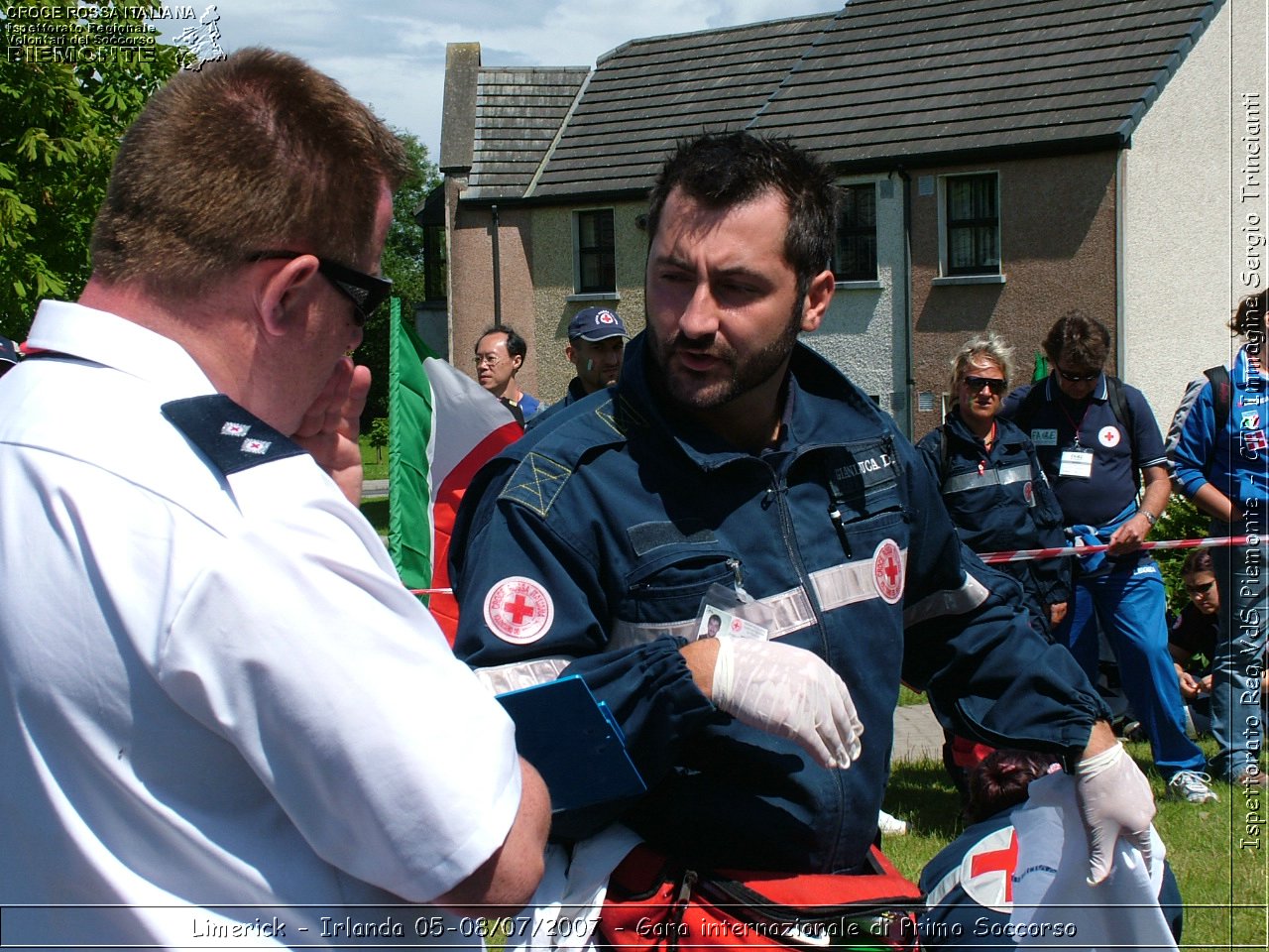 Limerick - Irlanda 05-08/07/2007 - Gara internazionale di Primo Soccorso - FACE First Aid Convention in Europe Ireland - Croce Rossa Italiana - Ispettorato Regionale Volontari del Soccorso Piemonte