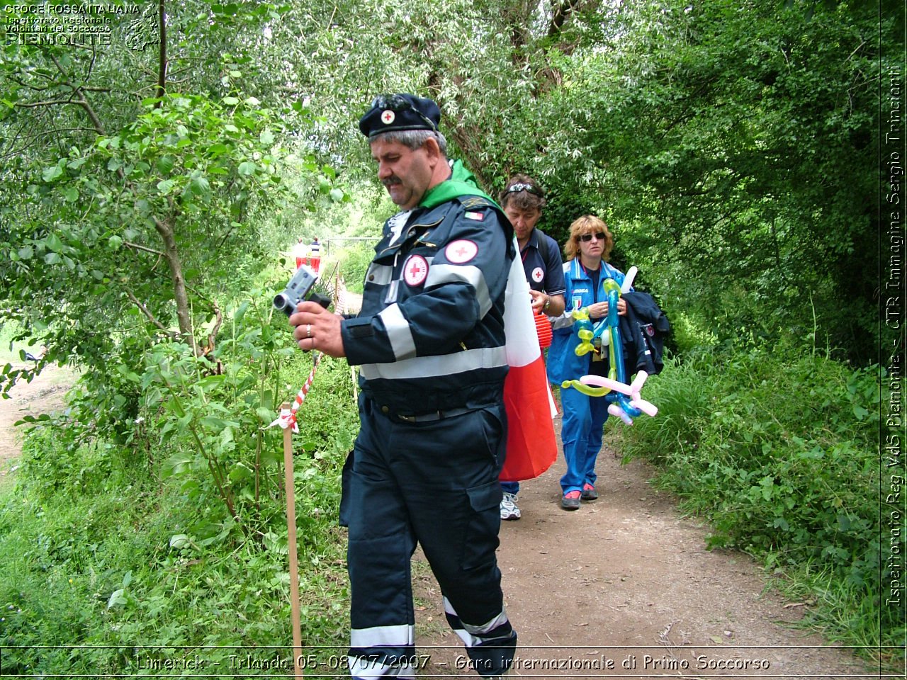 Limerick - Irlanda 05-08/07/2007 - Gara internazionale di Primo Soccorso - FACE First Aid Convention in Europe Ireland - Croce Rossa Italiana - Ispettorato Regionale Volontari del Soccorso Piemonte