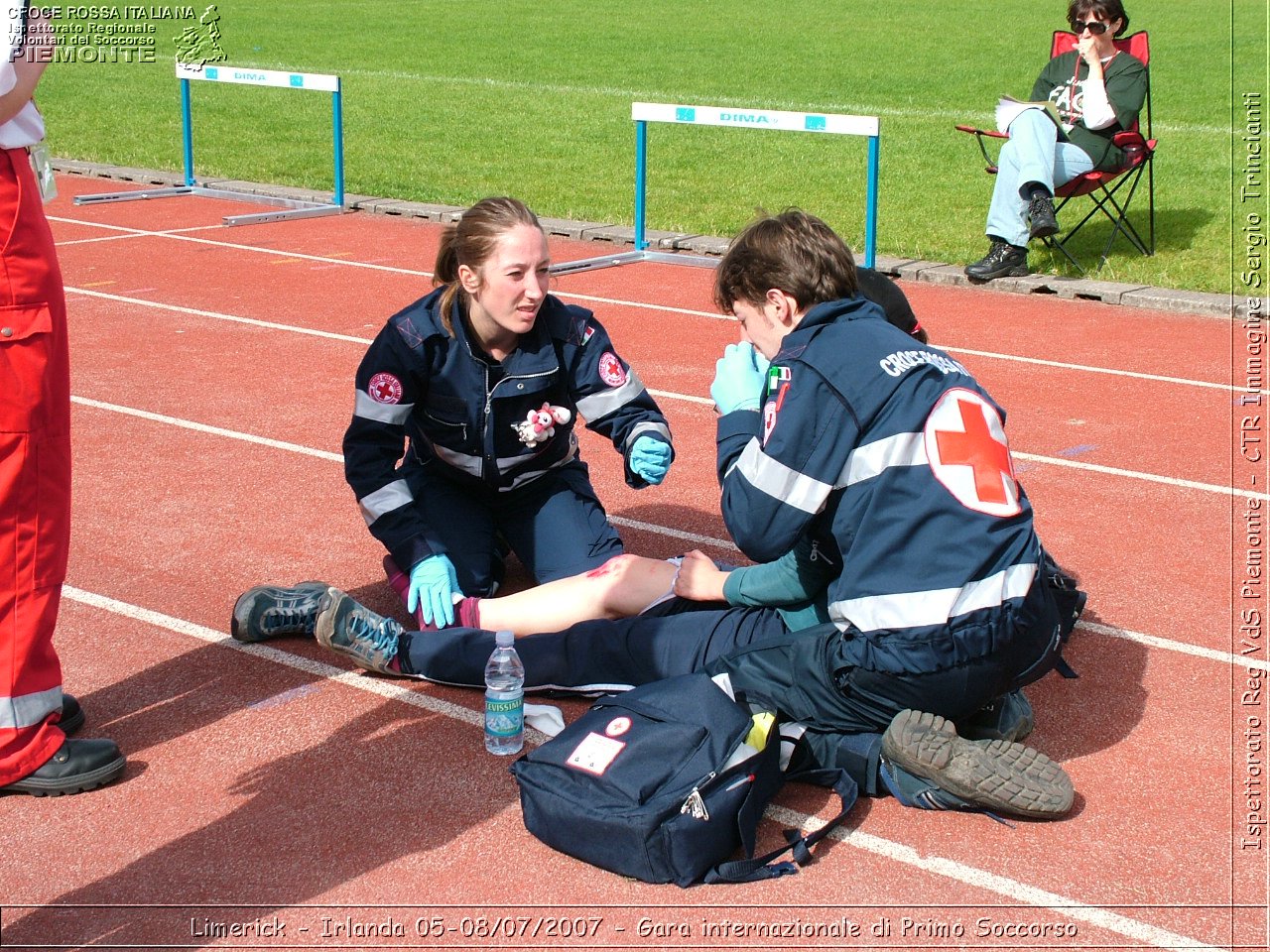 Limerick - Irlanda 05-08/07/2007 - Gara internazionale di Primo Soccorso - FACE First Aid Convention in Europe Ireland - Croce Rossa Italiana - Ispettorato Regionale Volontari del Soccorso Piemonte