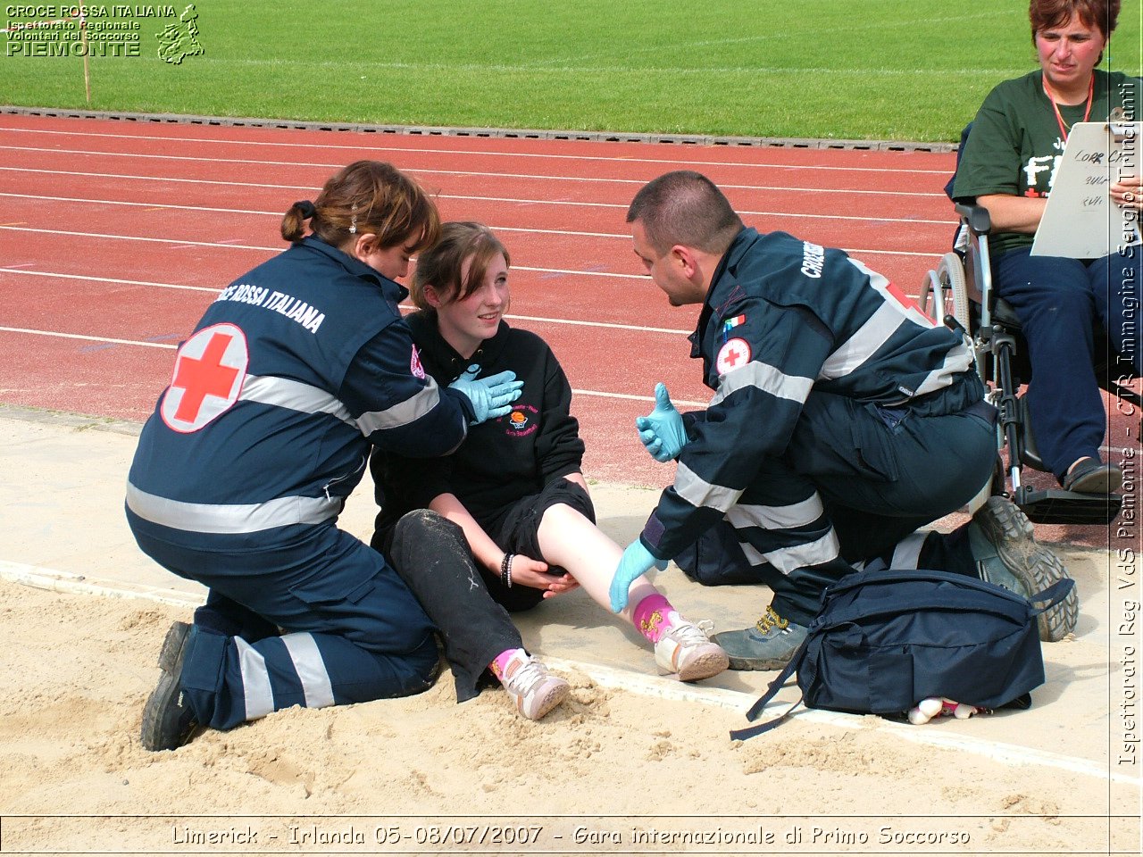 Limerick - Irlanda 05-08/07/2007 - Gara internazionale di Primo Soccorso - FACE First Aid Convention in Europe Ireland - Croce Rossa Italiana - Ispettorato Regionale Volontari del Soccorso Piemonte