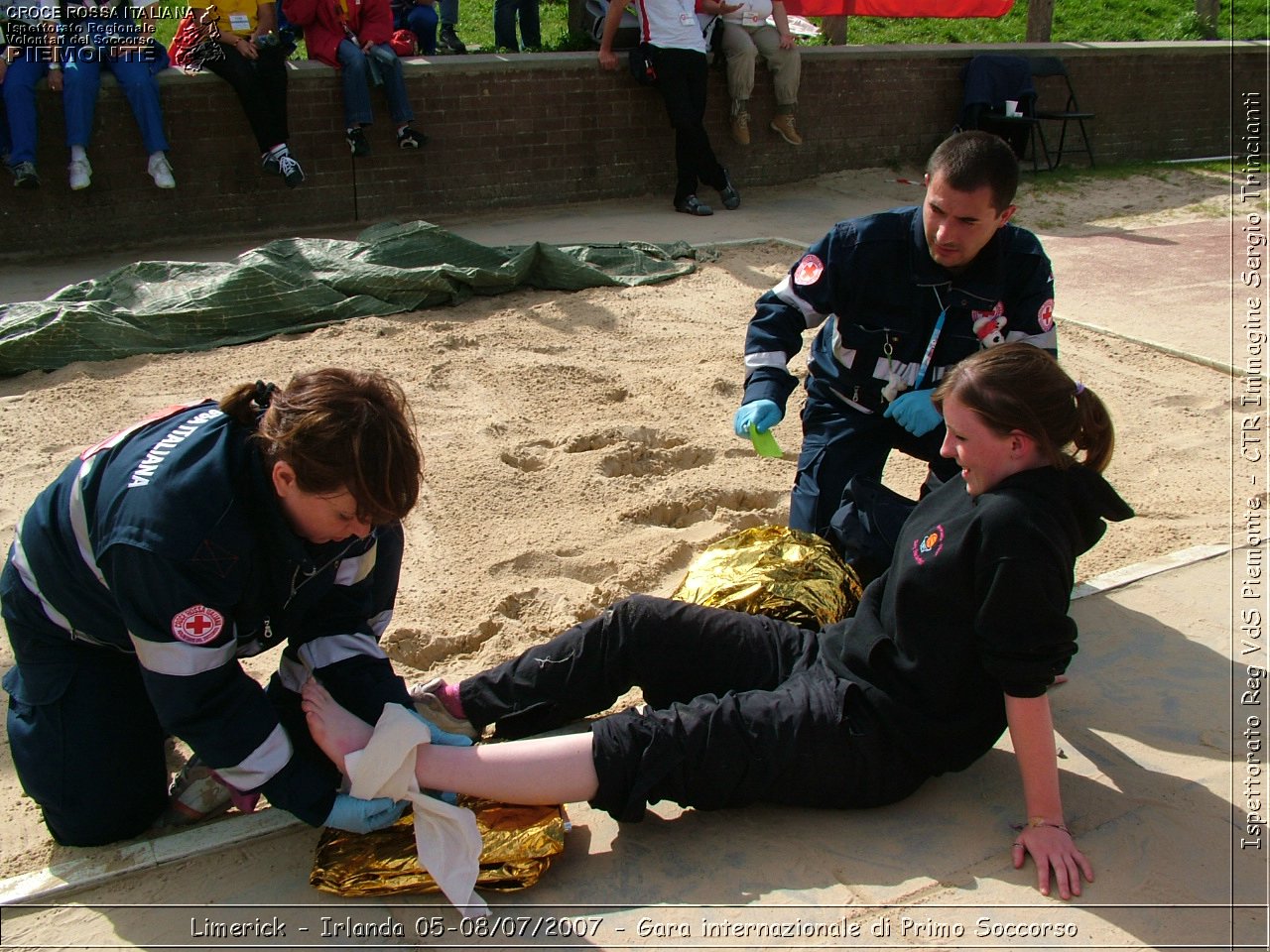 Limerick - Irlanda 05-08/07/2007 - Gara internazionale di Primo Soccorso - FACE First Aid Convention in Europe Ireland - Croce Rossa Italiana - Ispettorato Regionale Volontari del Soccorso Piemonte