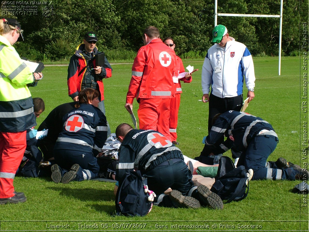 Limerick - Irlanda 05-08/07/2007 - Gara internazionale di Primo Soccorso - FACE First Aid Convention in Europe Ireland - Croce Rossa Italiana - Ispettorato Regionale Volontari del Soccorso Piemonte