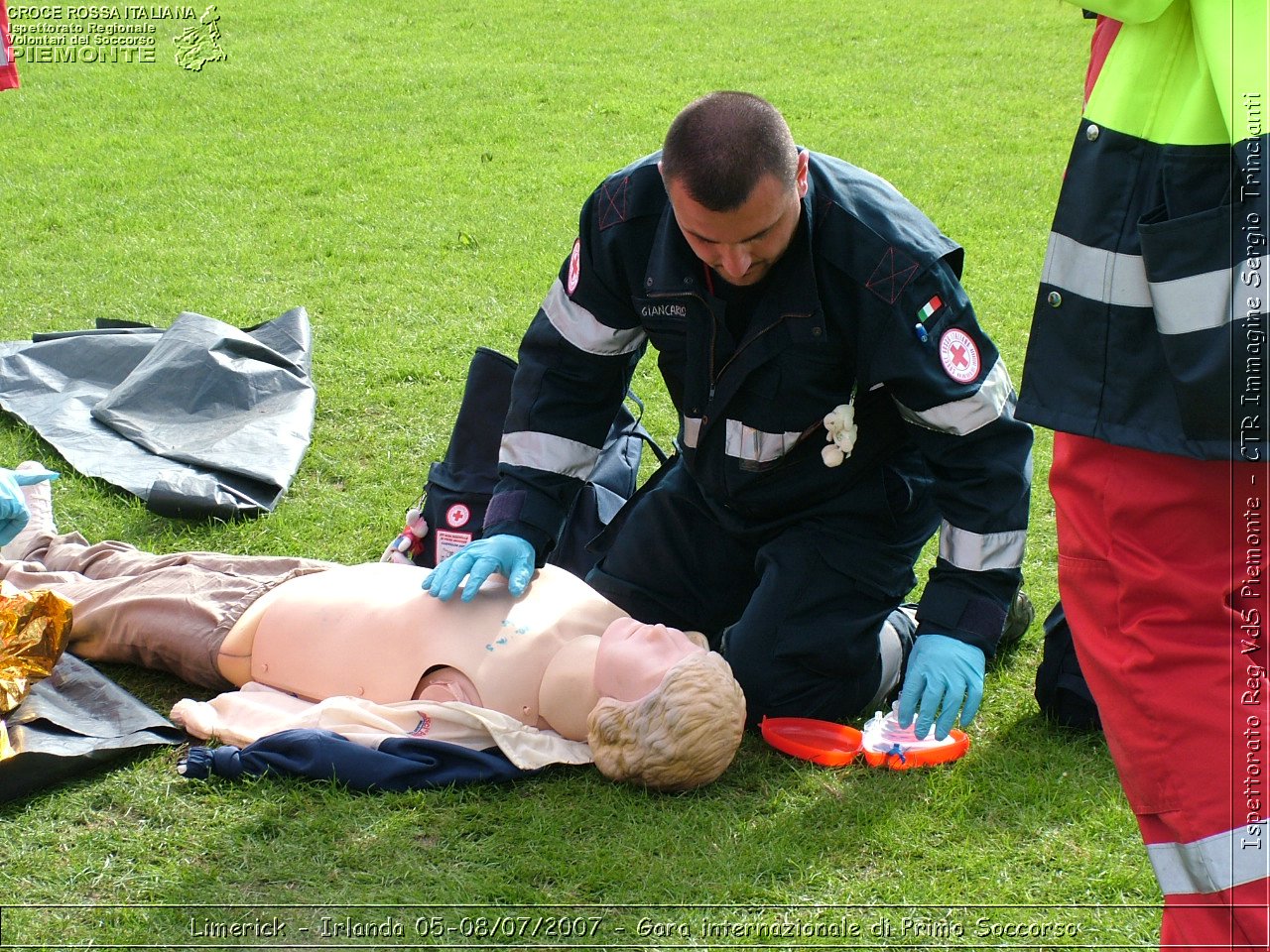 Limerick - Irlanda 05-08/07/2007 - Gara internazionale di Primo Soccorso - FACE First Aid Convention in Europe Ireland - Croce Rossa Italiana - Ispettorato Regionale Volontari del Soccorso Piemonte