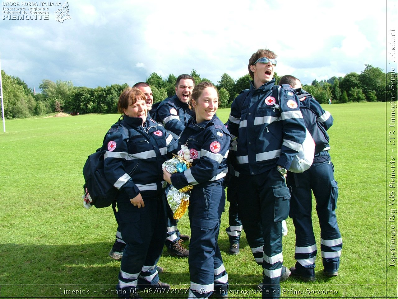 Limerick - Irlanda 05-08/07/2007 - Gara internazionale di Primo Soccorso - FACE First Aid Convention in Europe Ireland - Croce Rossa Italiana - Ispettorato Regionale Volontari del Soccorso Piemonte