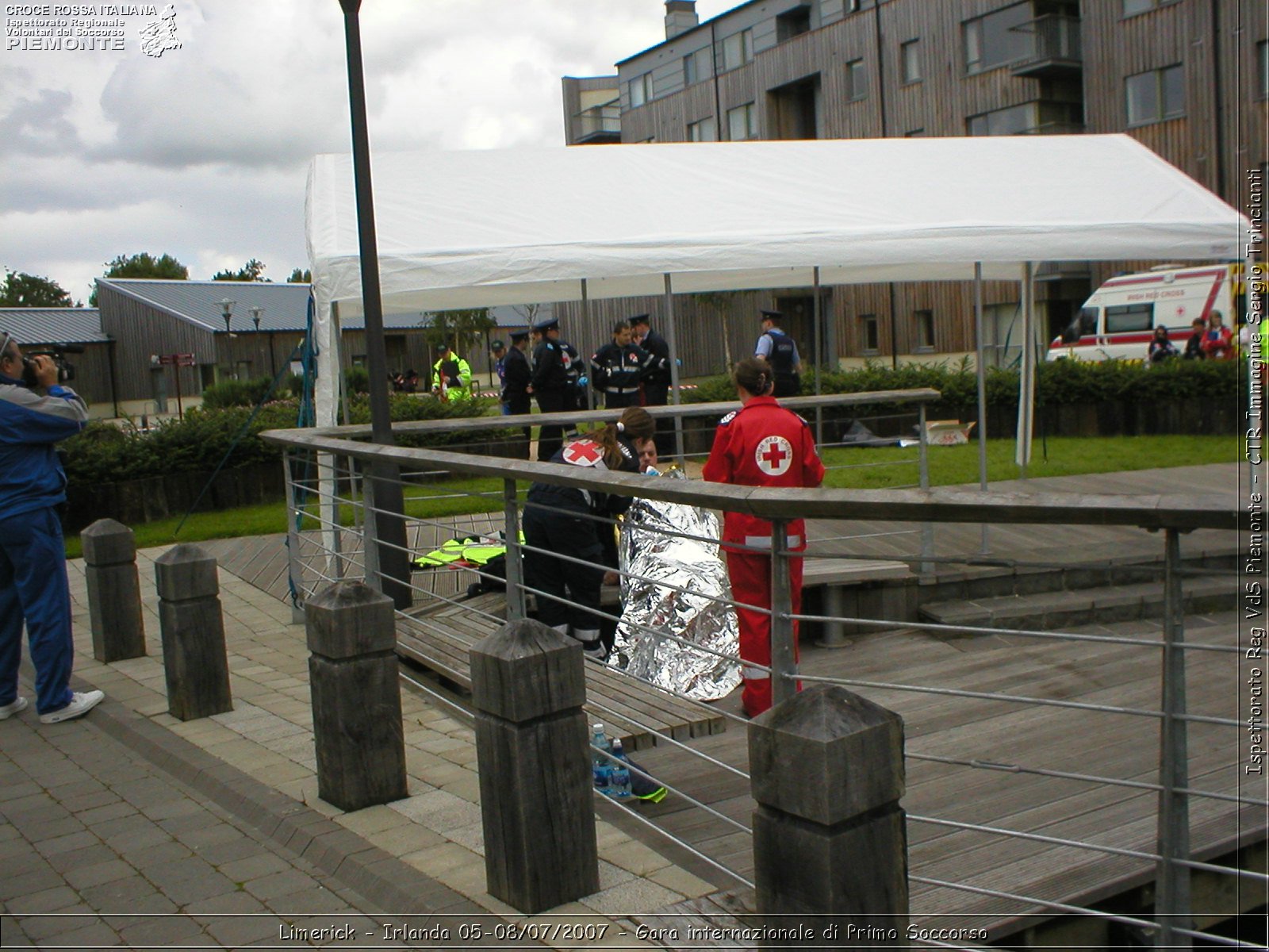 Limerick - Irlanda 05-08/07/2007 - Gara internazionale di Primo Soccorso - FACE First Aid Convention in Europe Ireland - Croce Rossa Italiana - Ispettorato Regionale Volontari del Soccorso Piemonte