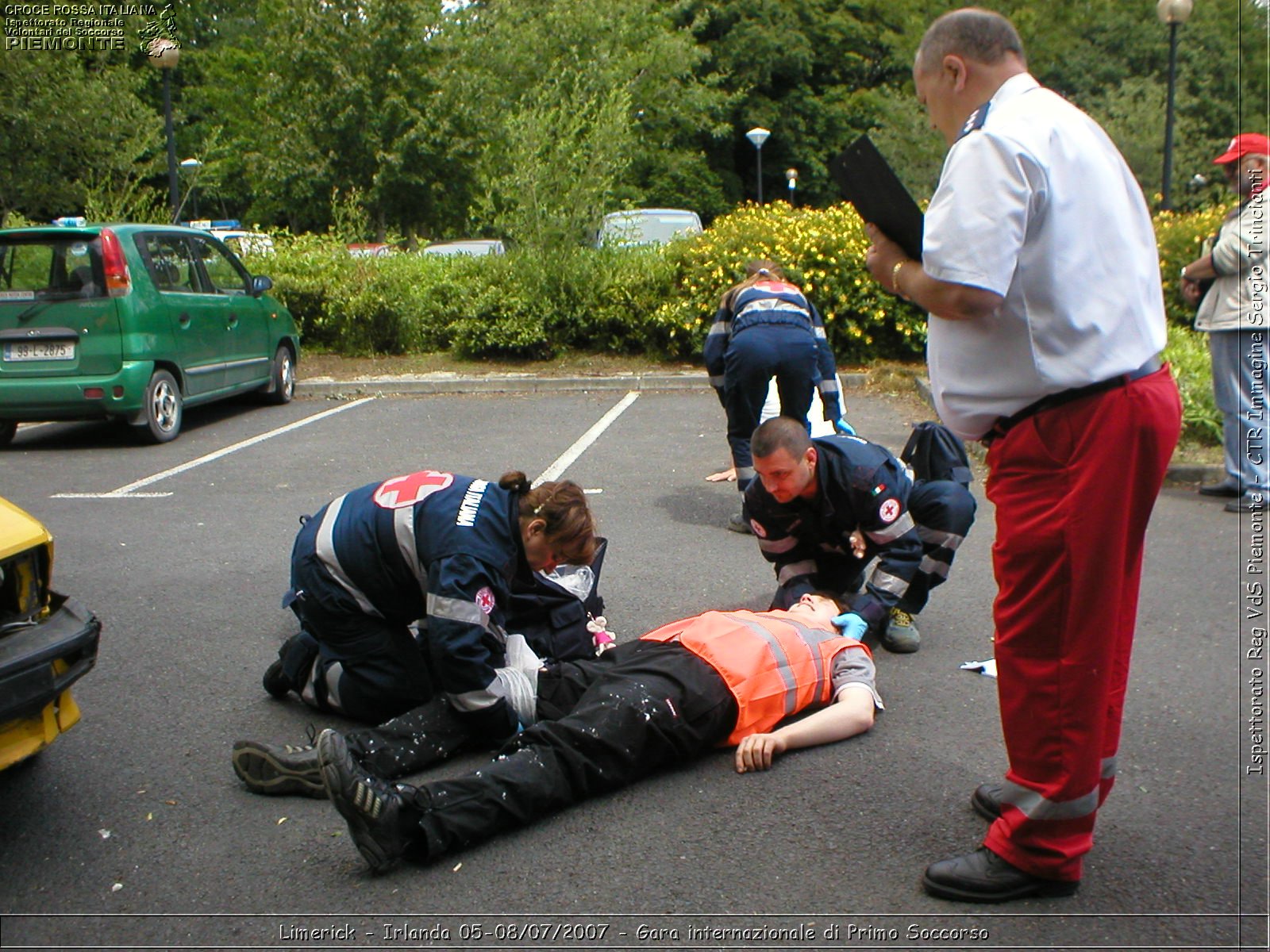 Limerick - Irlanda 05-08/07/2007 - Gara internazionale di Primo Soccorso - FACE First Aid Convention in Europe Ireland - Croce Rossa Italiana - Ispettorato Regionale Volontari del Soccorso Piemonte