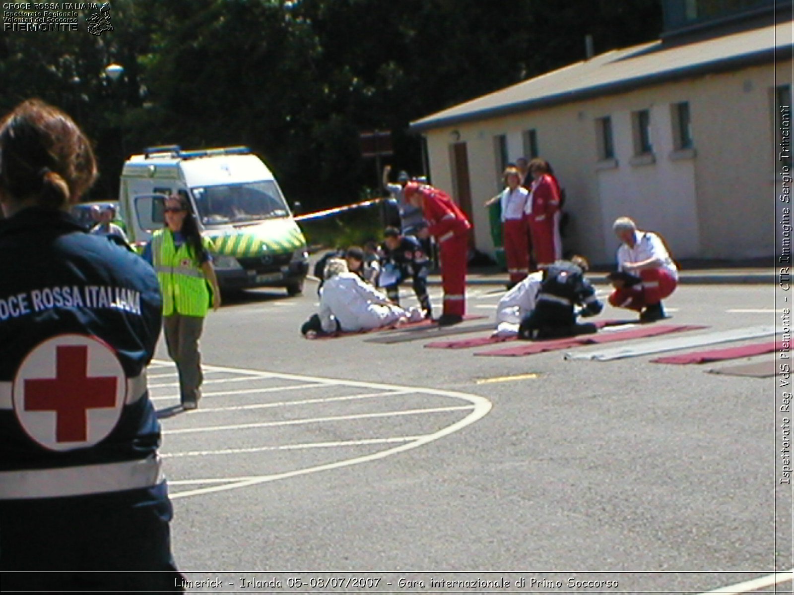 Limerick - Irlanda 05-08/07/2007 - Gara internazionale di Primo Soccorso - FACE First Aid Convention in Europe Ireland - Croce Rossa Italiana - Ispettorato Regionale Volontari del Soccorso Piemonte