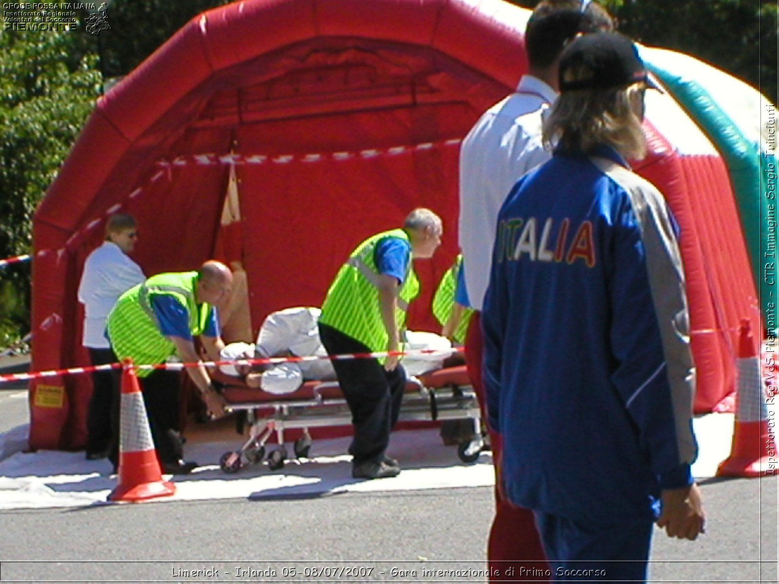 Limerick - Irlanda 05-08/07/2007 - Gara internazionale di Primo Soccorso - FACE First Aid Convention in Europe Ireland - Croce Rossa Italiana - Ispettorato Regionale Volontari del Soccorso Piemonte