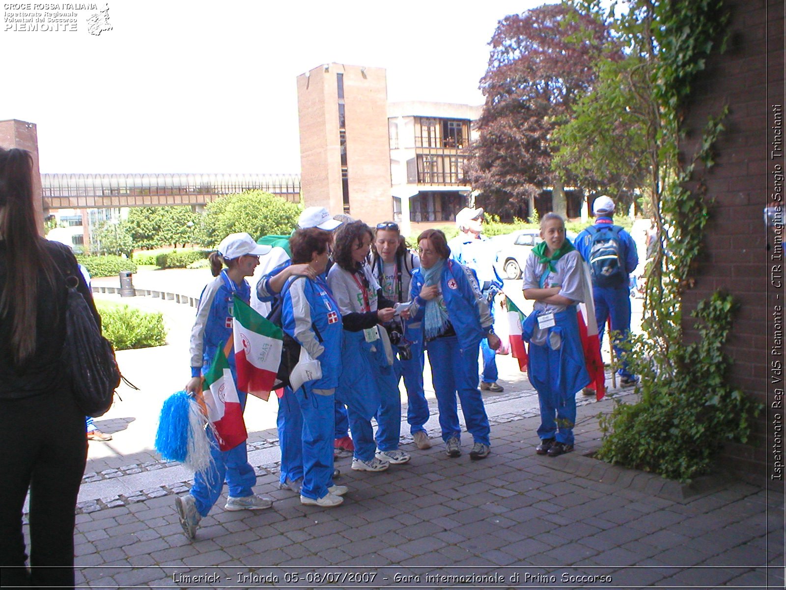 Limerick - Irlanda 05-08/07/2007 - Gara internazionale di Primo Soccorso - FACE First Aid Convention in Europe Ireland - Croce Rossa Italiana - Ispettorato Regionale Volontari del Soccorso Piemonte