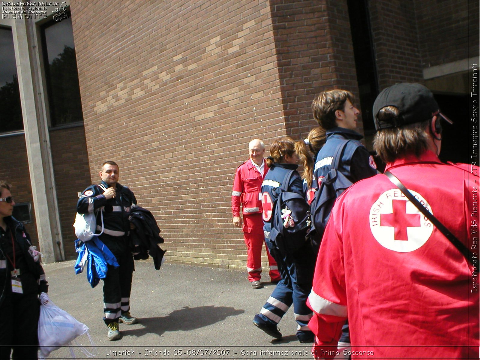 Limerick - Irlanda 05-08/07/2007 - Gara internazionale di Primo Soccorso - FACE First Aid Convention in Europe Ireland - Croce Rossa Italiana - Ispettorato Regionale Volontari del Soccorso Piemonte