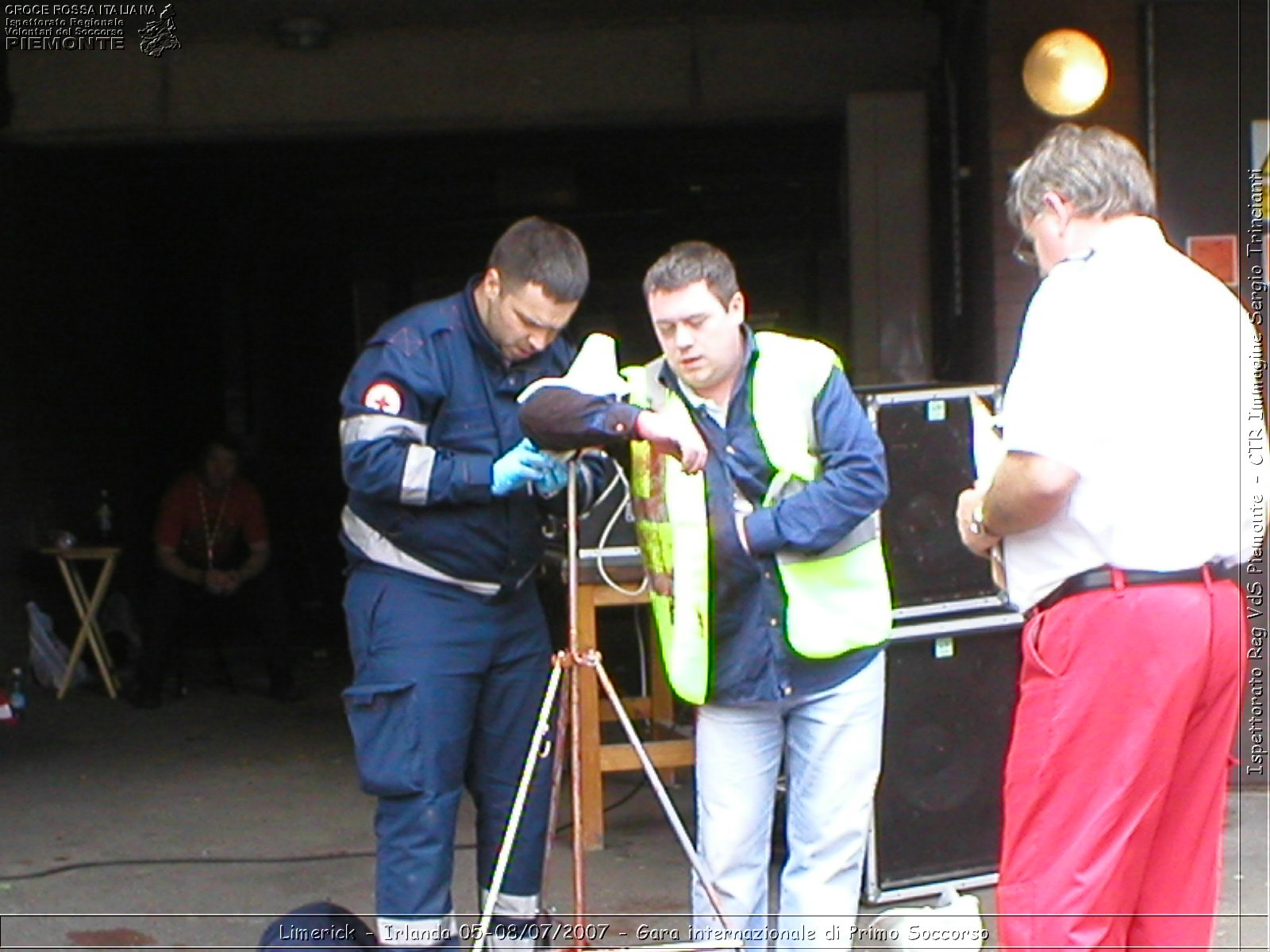 Limerick - Irlanda 05-08/07/2007 - Gara internazionale di Primo Soccorso - FACE First Aid Convention in Europe Ireland - Croce Rossa Italiana - Ispettorato Regionale Volontari del Soccorso Piemonte