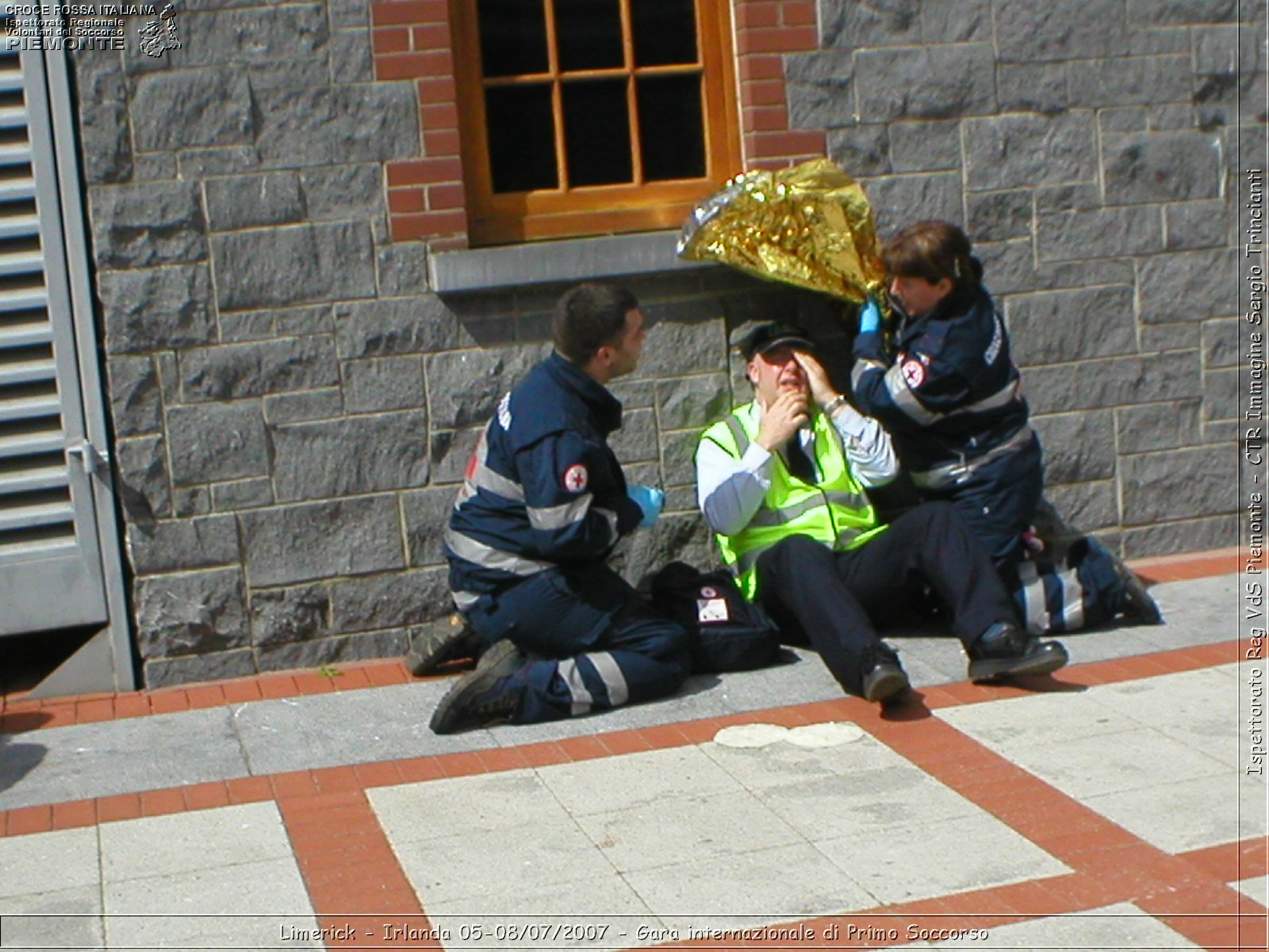 Limerick - Irlanda 05-08/07/2007 - Gara internazionale di Primo Soccorso - FACE First Aid Convention in Europe Ireland - Croce Rossa Italiana - Ispettorato Regionale Volontari del Soccorso Piemonte