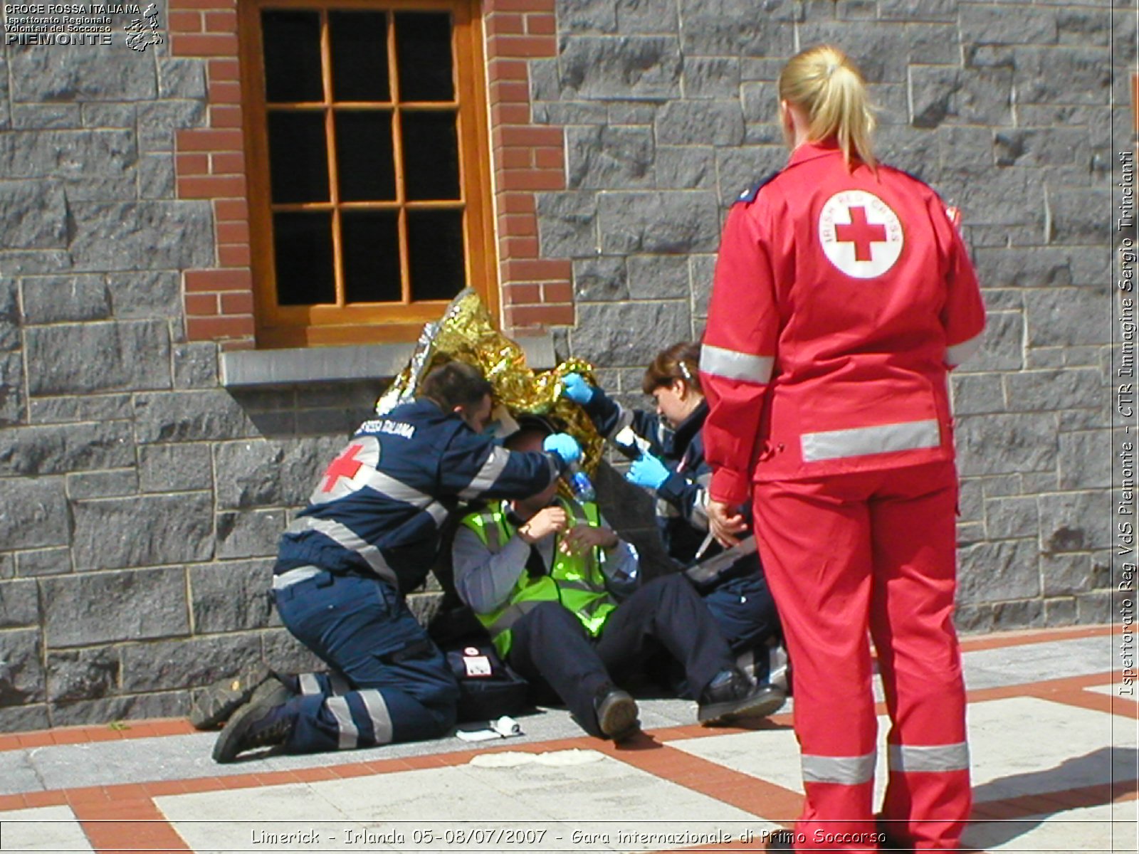 Limerick - Irlanda 05-08/07/2007 - Gara internazionale di Primo Soccorso - FACE First Aid Convention in Europe Ireland - Croce Rossa Italiana - Ispettorato Regionale Volontari del Soccorso Piemonte