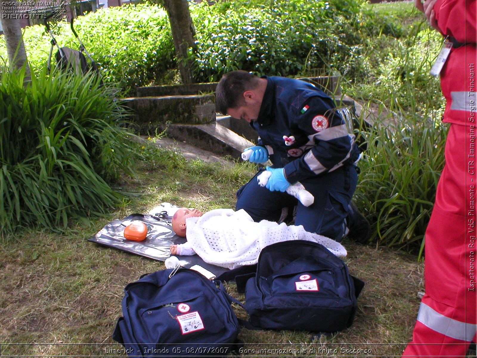 Limerick - Irlanda 05-08/07/2007 - Gara internazionale di Primo Soccorso - FACE First Aid Convention in Europe Ireland - Croce Rossa Italiana - Ispettorato Regionale Volontari del Soccorso Piemonte