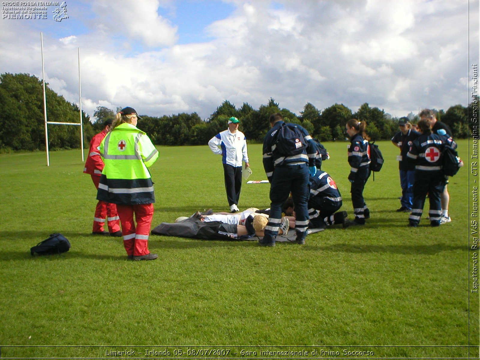 Limerick - Irlanda 05-08/07/2007 - Gara internazionale di Primo Soccorso - FACE First Aid Convention in Europe Ireland - Croce Rossa Italiana - Ispettorato Regionale Volontari del Soccorso Piemonte