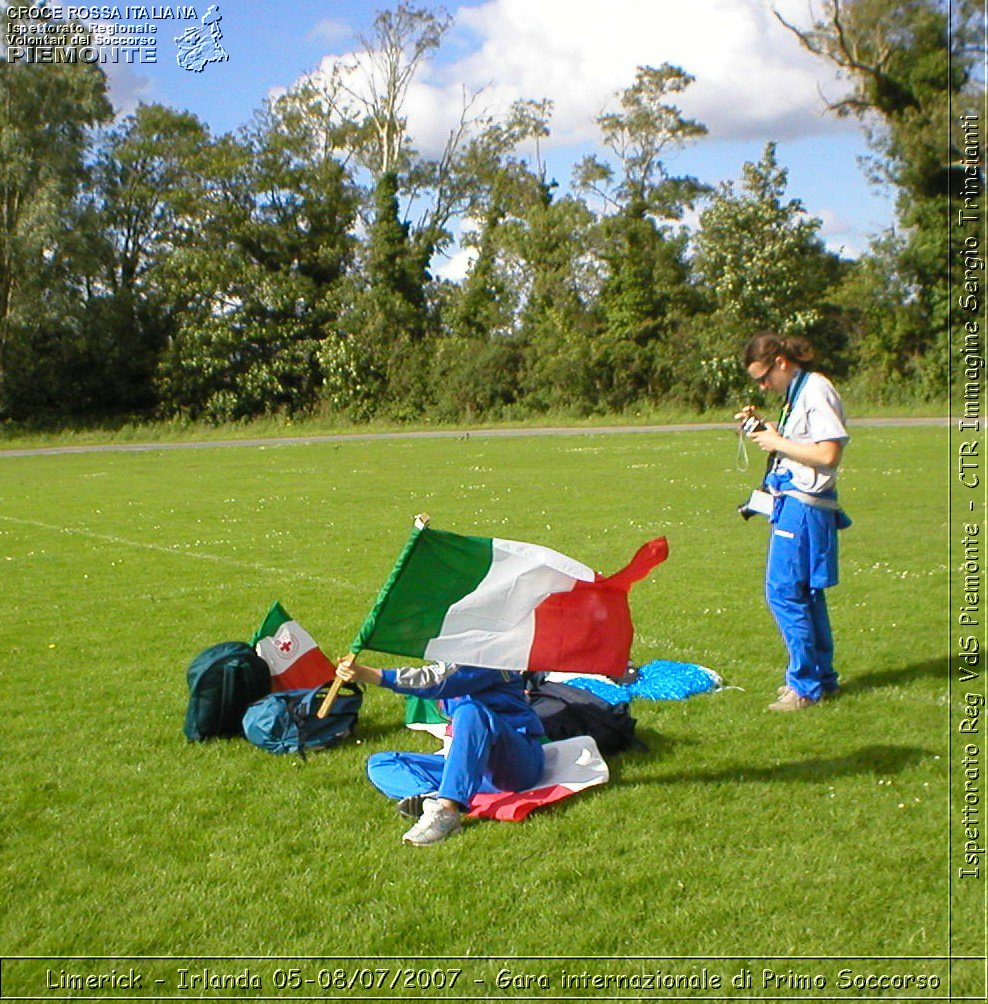 Limerick - Irlanda 05-08/07/2007 - Gara internazionale di Primo Soccorso - FACE First Aid Convention in Europe Ireland - Croce Rossa Italiana - Ispettorato Regionale Volontari del Soccorso Piemonte