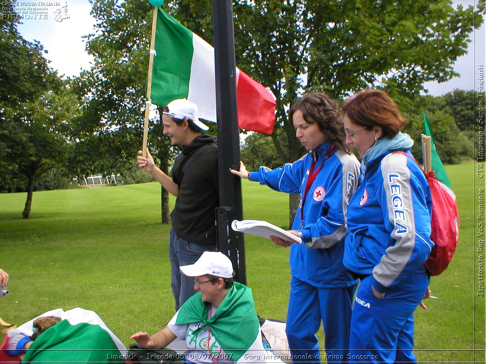 Limerick - Irlanda 05-08/07/2007 - Gara internazionale di Primo Soccorso - FACE First Aid Convention in Europe Ireland - Croce Rossa Italiana - Ispettorato Regionale Volontari del Soccorso Piemonte