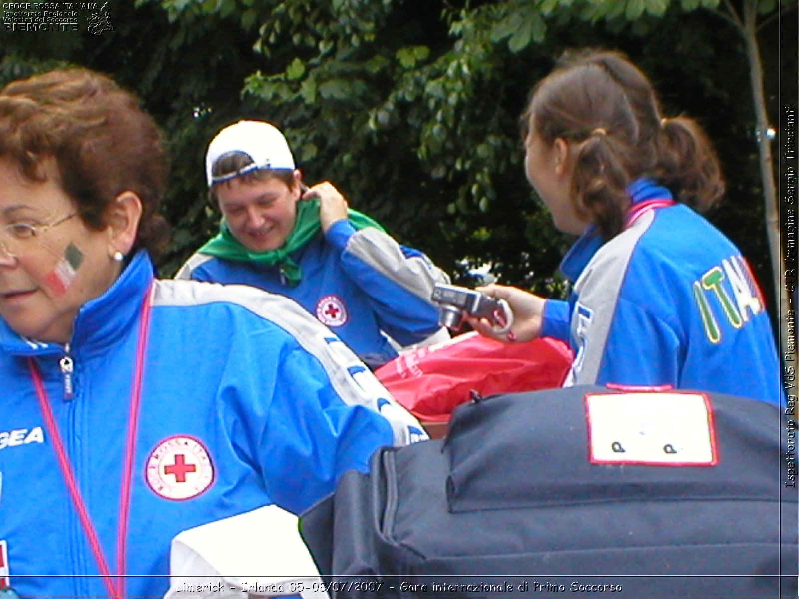 Limerick - Irlanda 05-08/07/2007 - Gara internazionale di Primo Soccorso - FACE First Aid Convention in Europe Ireland - Croce Rossa Italiana - Ispettorato Regionale Volontari del Soccorso Piemonte