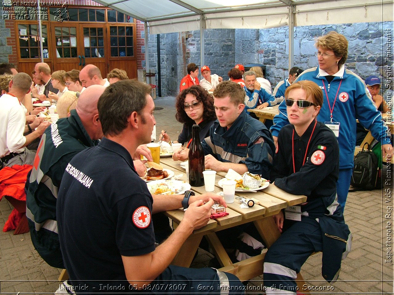 Limerick - Irlanda 05-08/07/2007 - Gara internazionale di Primo Soccorso - FACE First Aid Convention in Europe Ireland - Croce Rossa Italiana - Ispettorato Regionale Volontari del Soccorso Piemonte