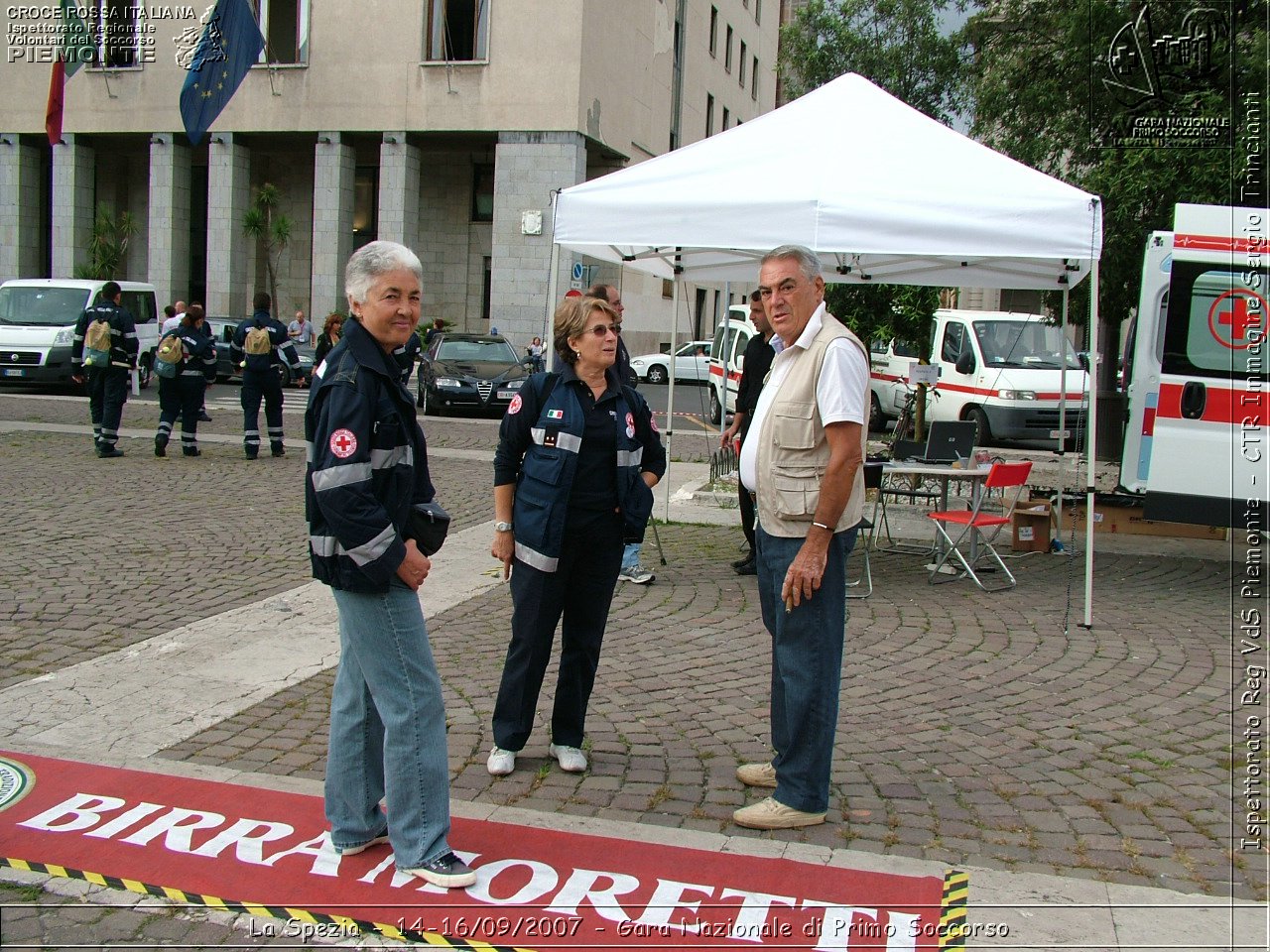 La Spezia - 14-16/09/2007 - Gara Nazionale di Primo Soccorso  - Croce Rossa Italiana - Ispettorato Regionale Volontari del Soccorso Piemonte