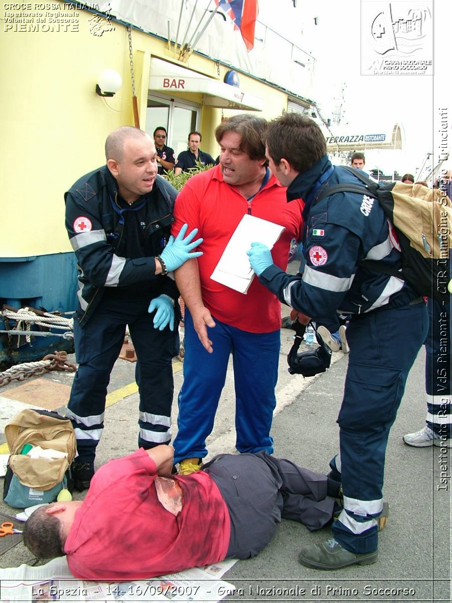 La Spezia - 14-16/09/2007 - Gara Nazionale di Primo Soccorso  - Croce Rossa Italiana - Ispettorato Regionale Volontari del Soccorso Piemonte